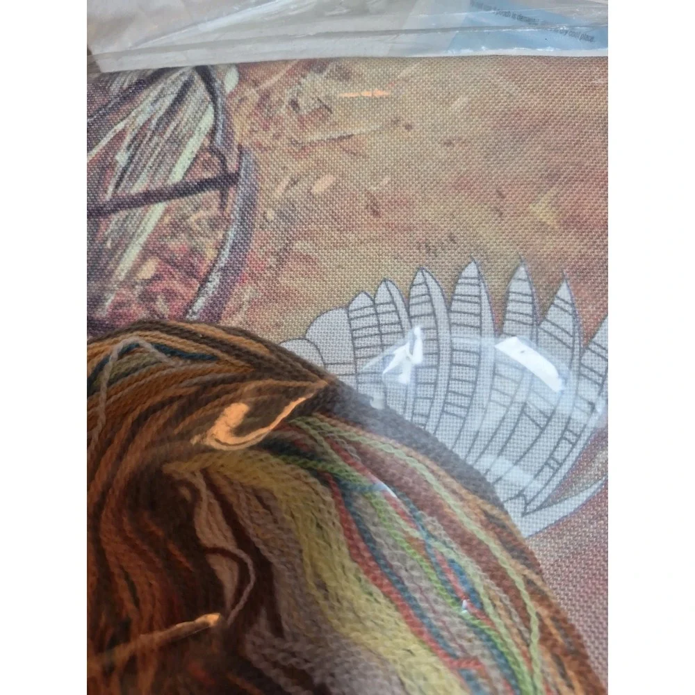 Simplicity Stitchery Needle Work Pheasant Picture Used But UNOPENED Package